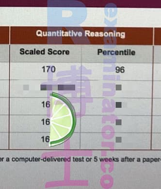 score image for Trampa en GRE success story #86