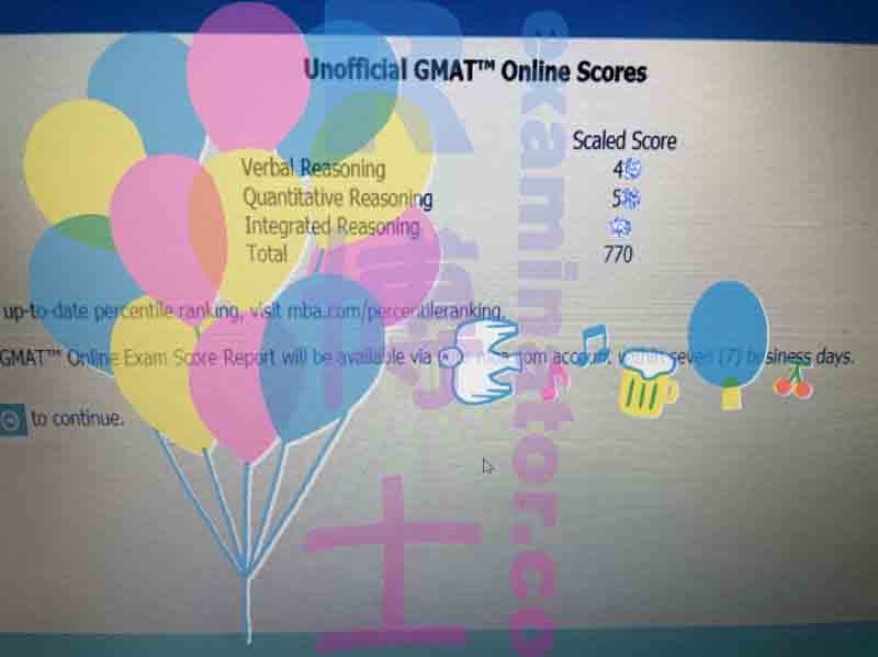 score image for Trampa en GMAT success story #207