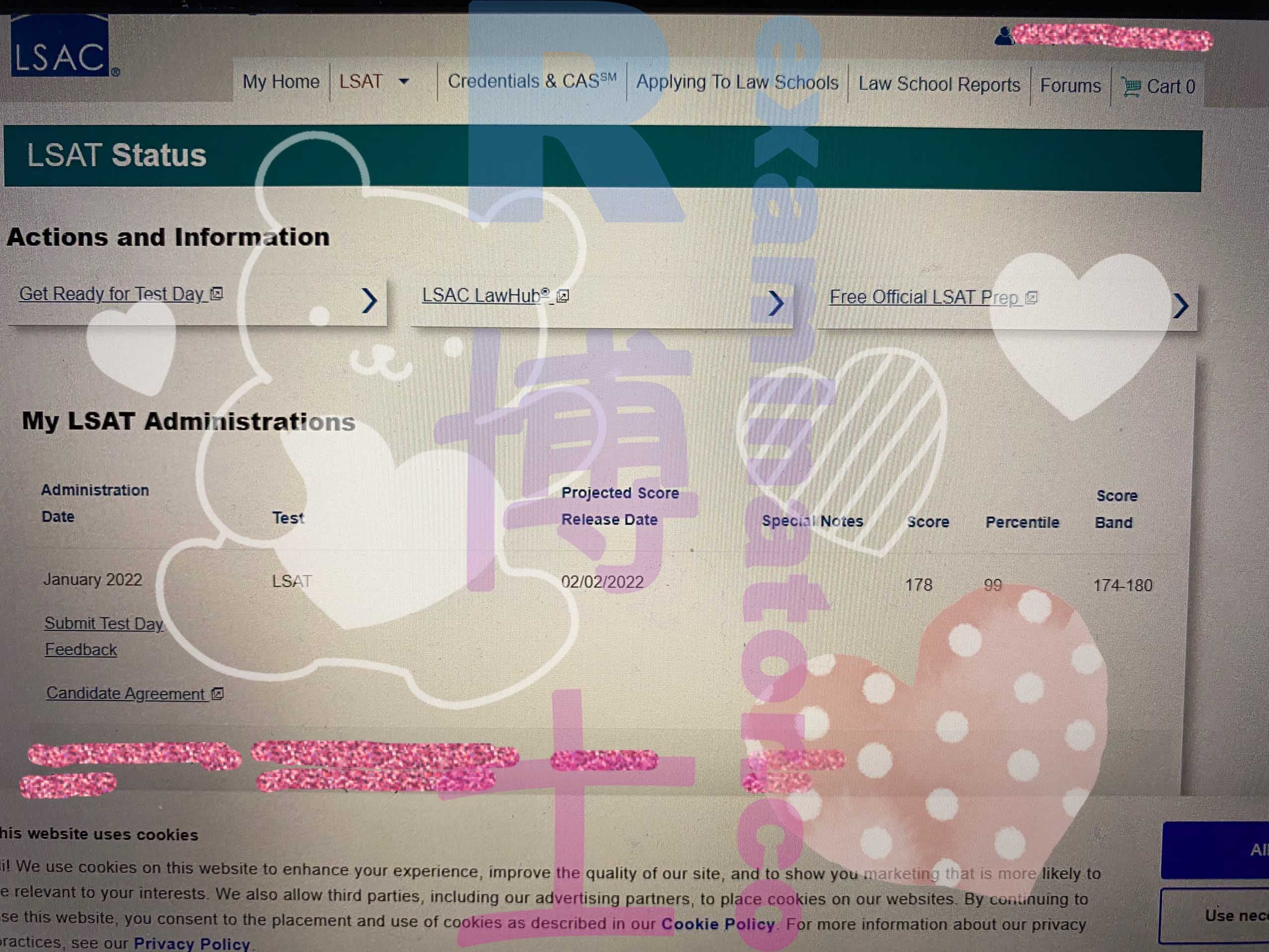 score image for Trampa en LSAT success story #271