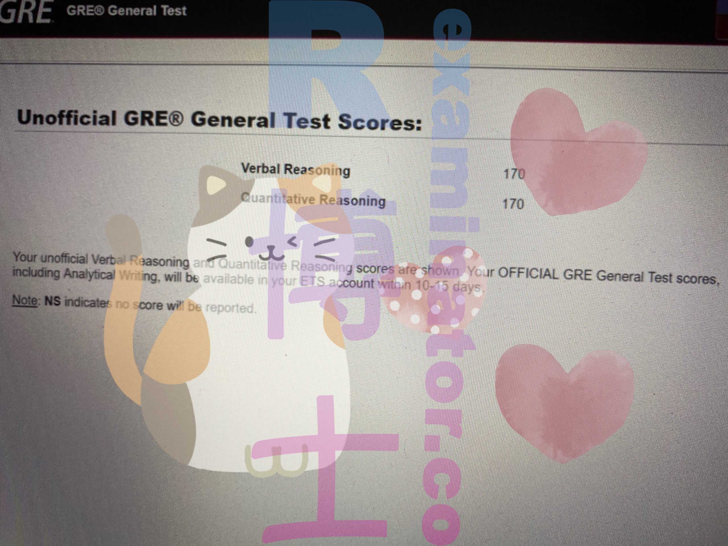 score image for Trampa en GRE success story #277