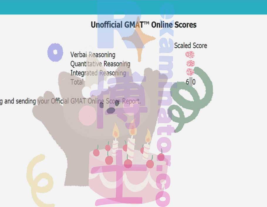 score image for Trampa en GMAT success story #283