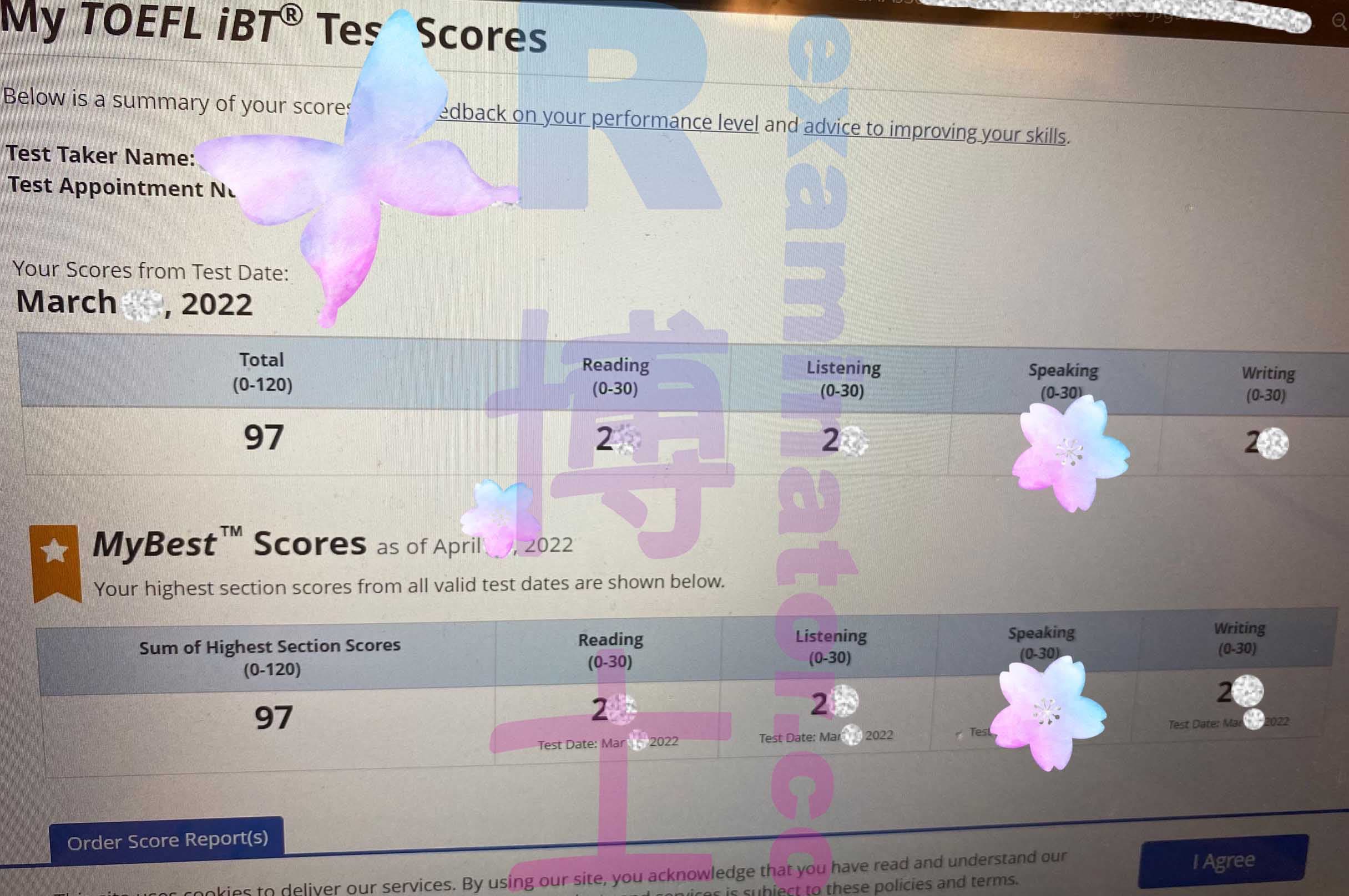 score image for Trampa en TOEFL success story #290