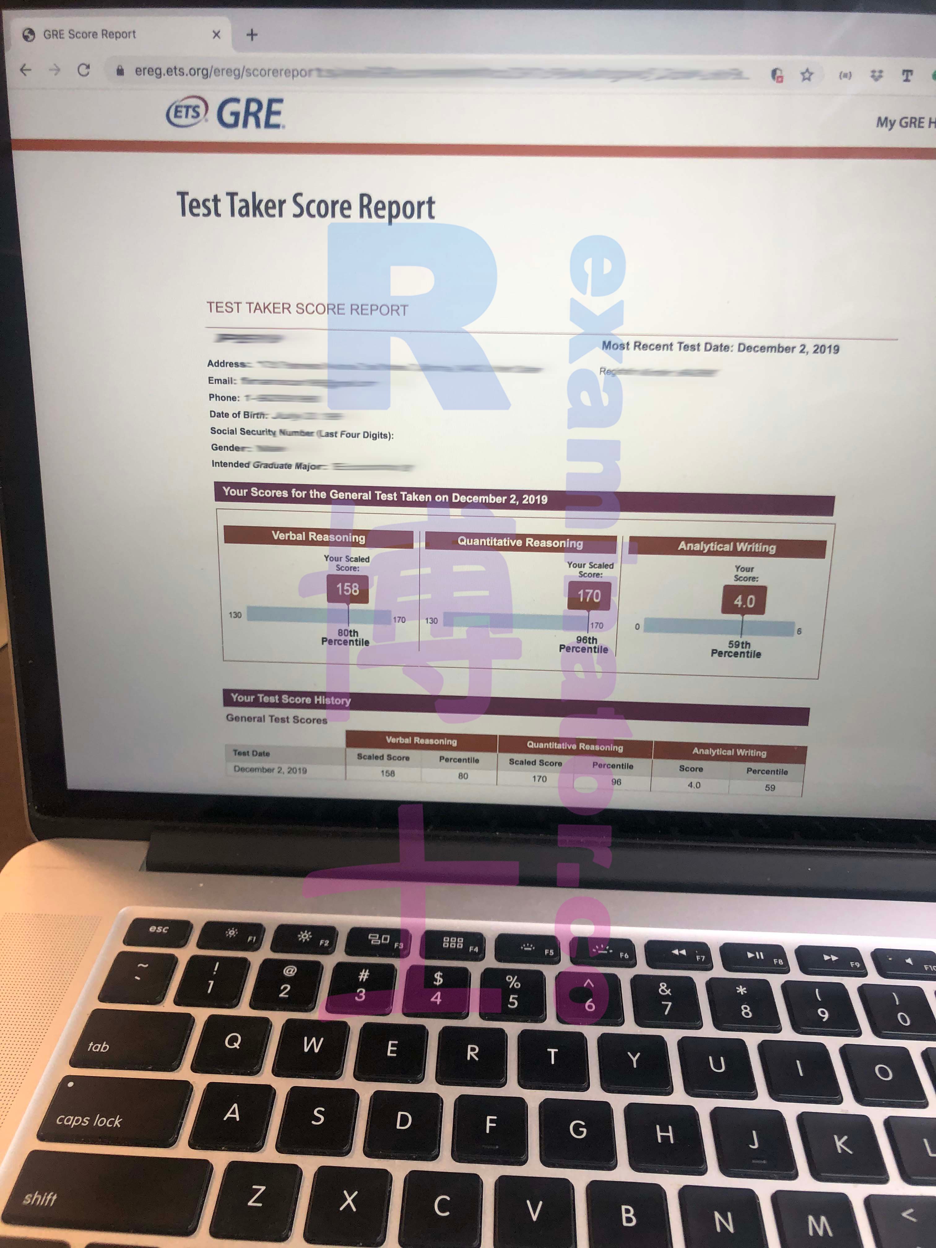 score image for Trampa en GRE success story #63