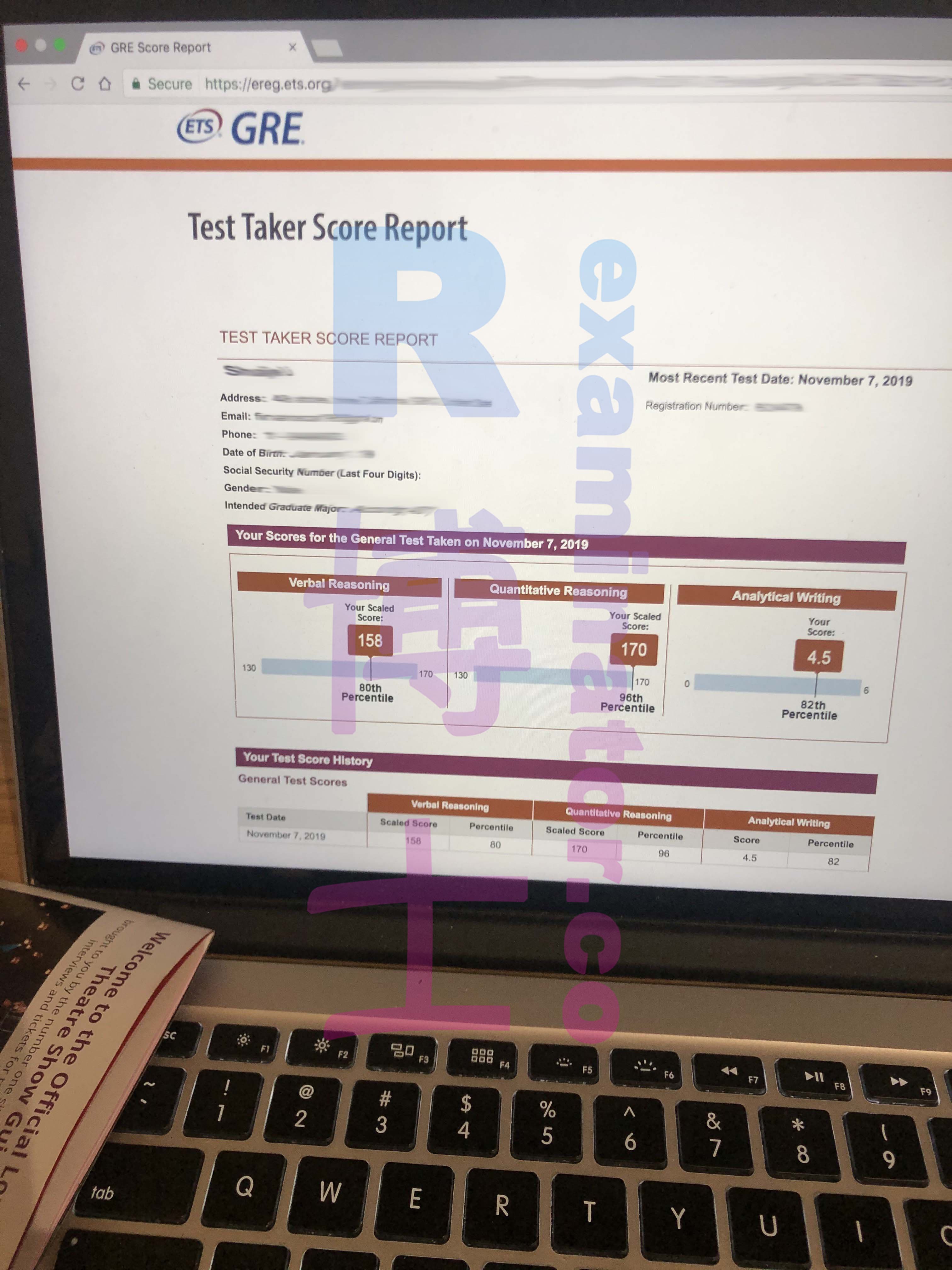 score image for Trampa en GRE success story #61