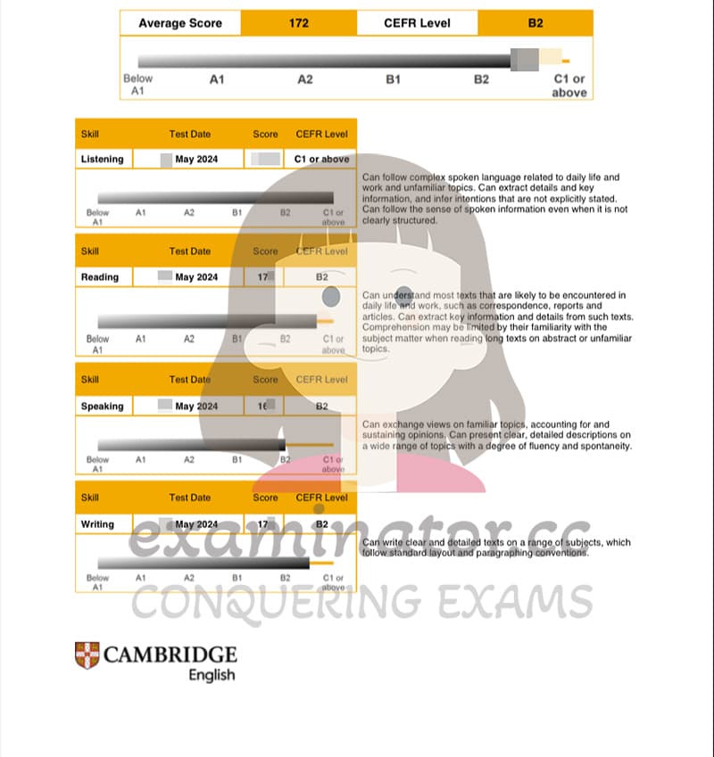 score image for Trampa en Linguaskill success story #646