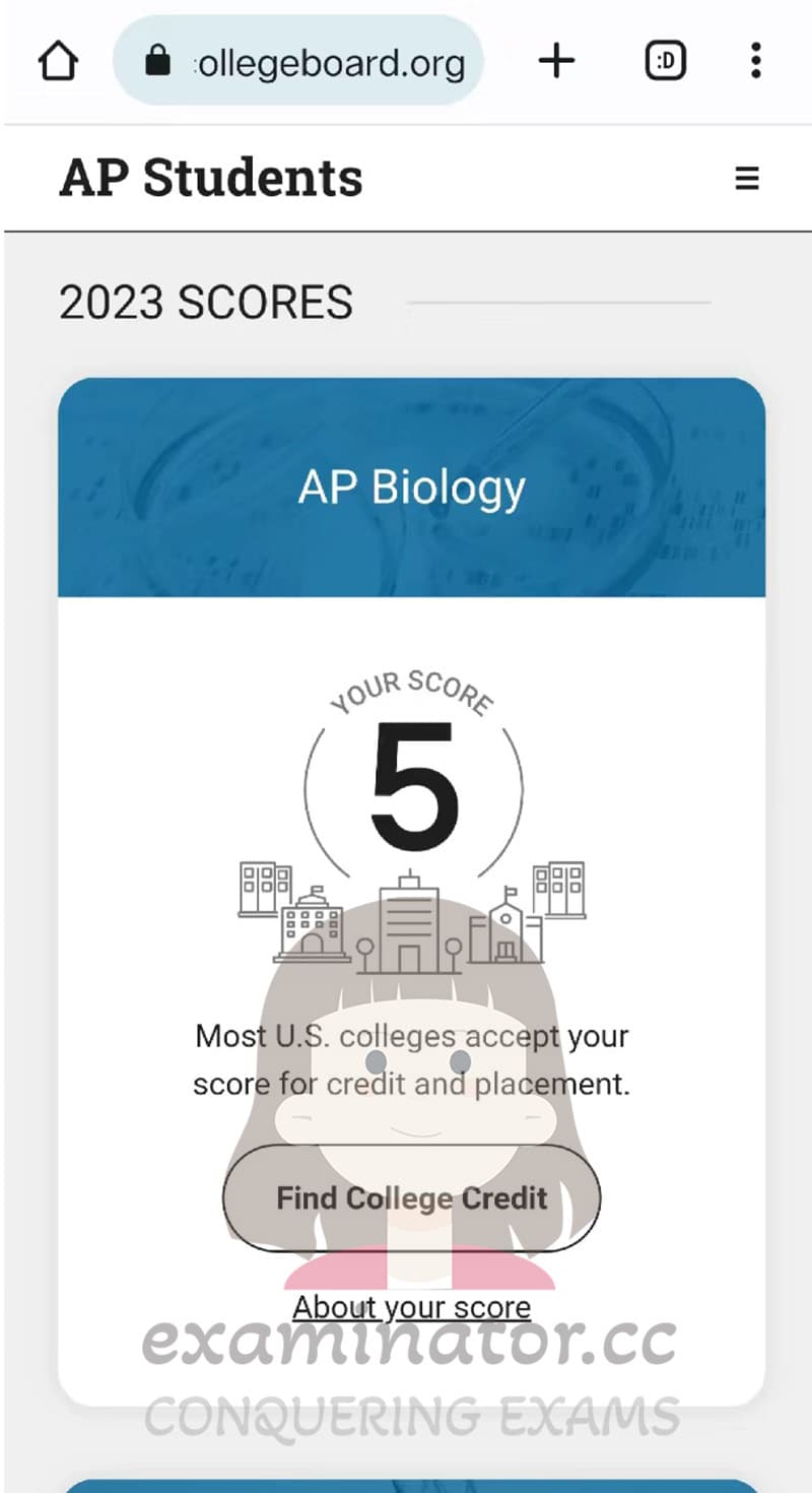 score image for Trampa en Advanced Placement success story #632