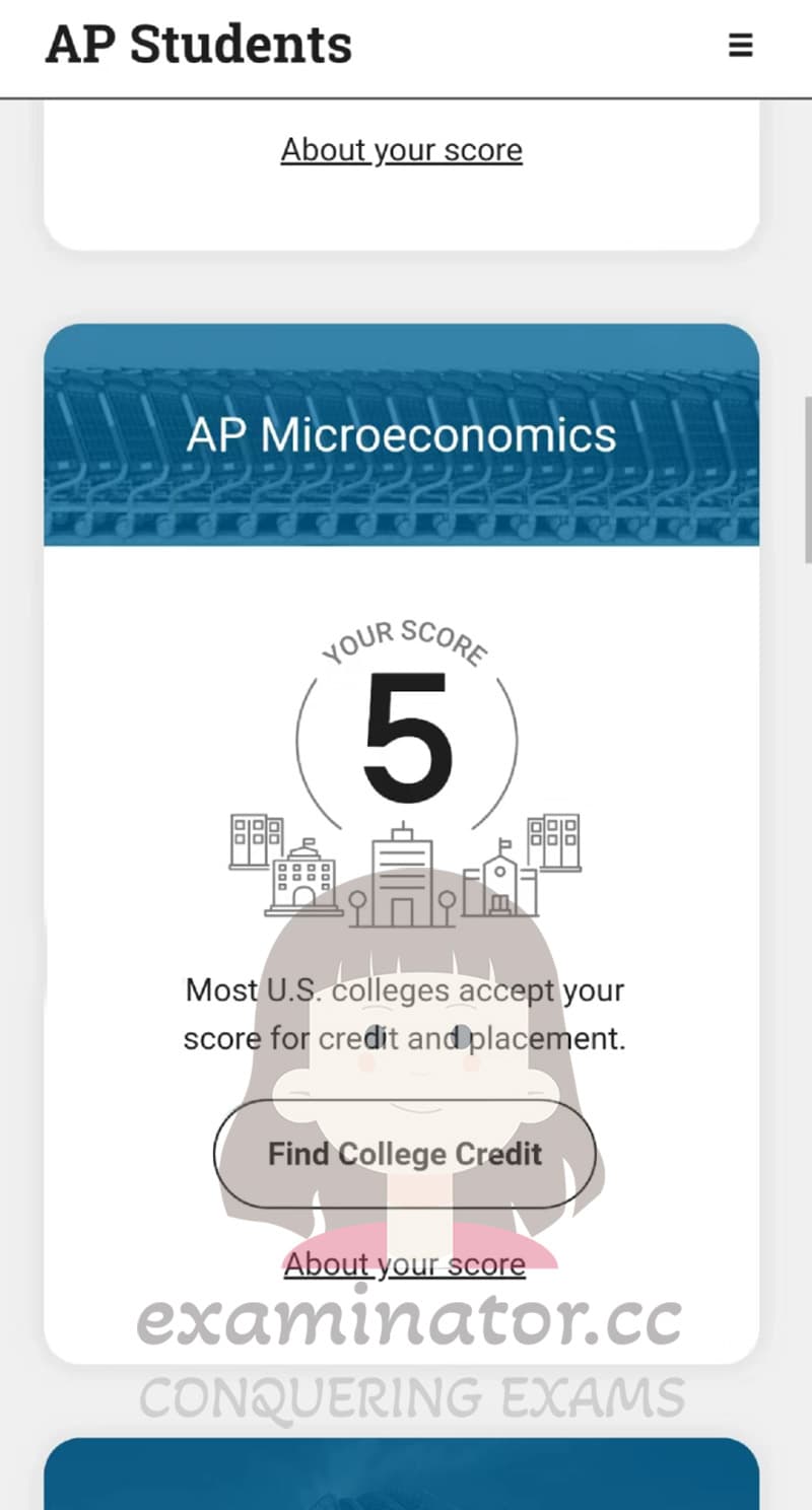 score image for Trampa en Advanced Placement success story #637