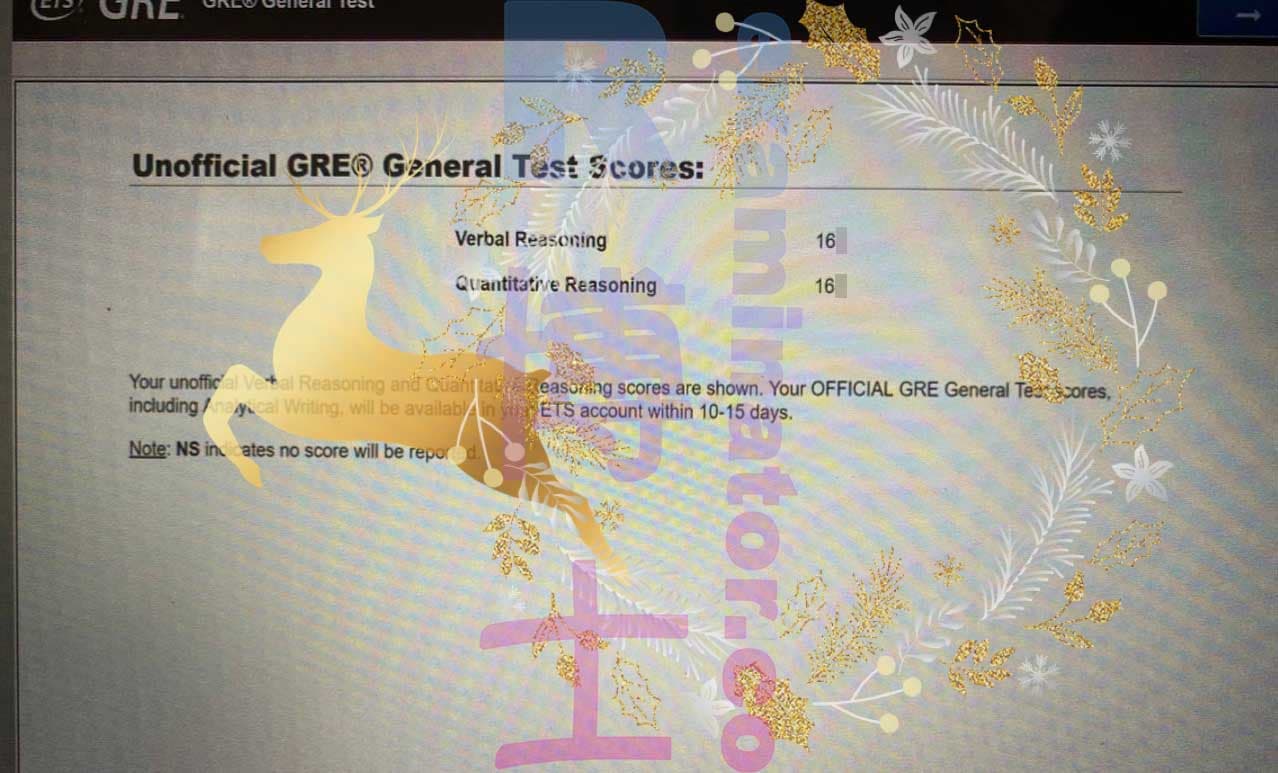 score image for Trampa en GRE success story #430