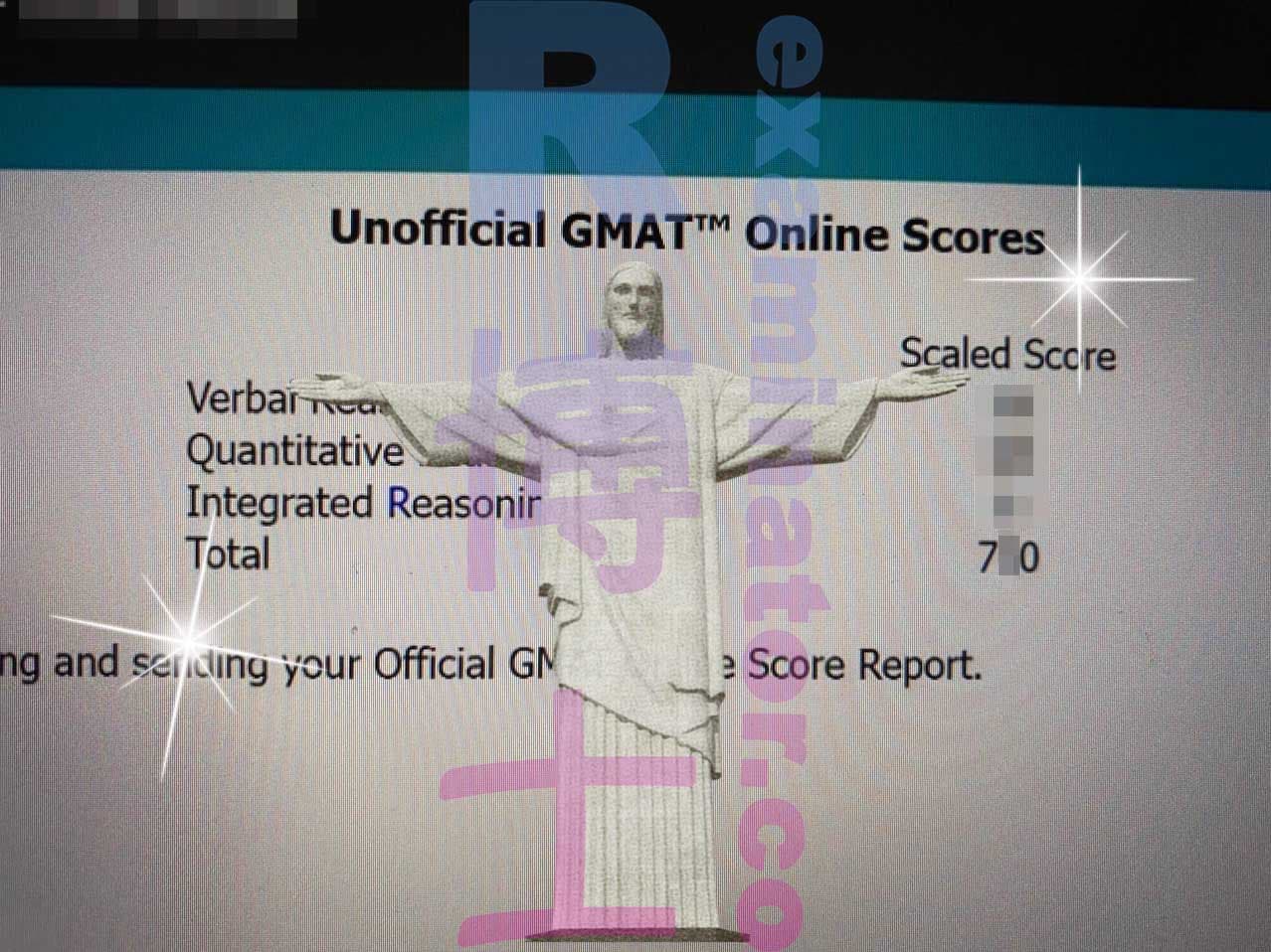 score image for Trampa en GMAT success story #367