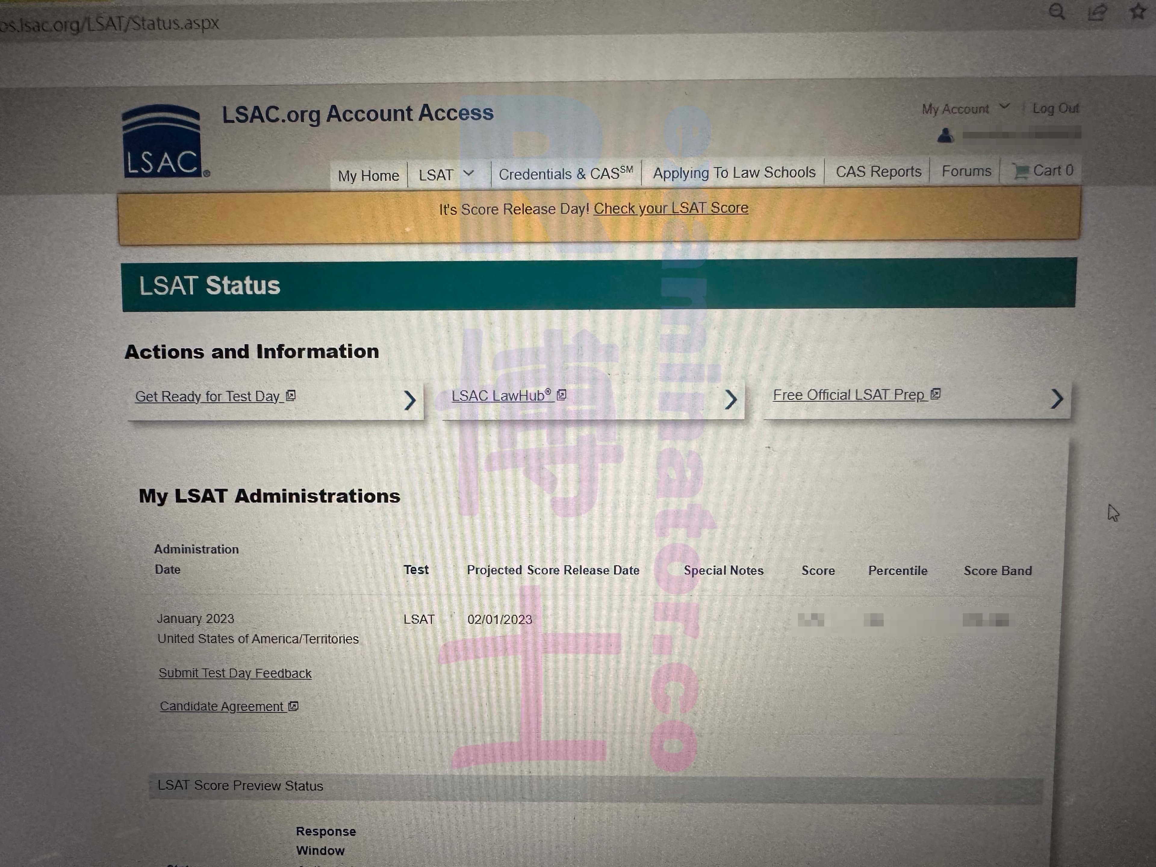 score image for Trampa en LSAT success story #462